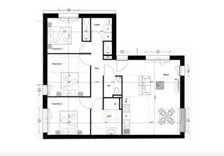  Maison � vendre 4 pi�ces 77 m�