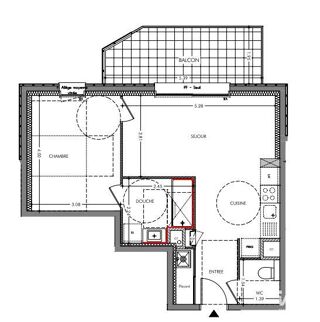  Appartement � vendre 2 pi�ces 45 m�