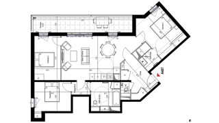  Appartement � vendre 4 pi�ces 83 m�