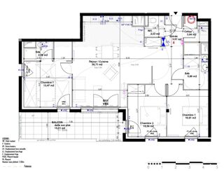  Appartement � vendre 4 pi�ces 90 m�