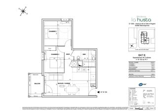  Appartement � vendre 3 pi�ces 53 m�