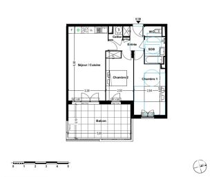  Appartement  vendre 3 pices 61 m