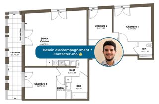  Appartement � vendre 4 pi�ces 87 m�