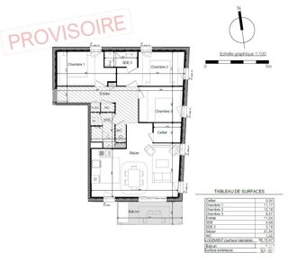  Appartement  vendre 4 pices 88 m