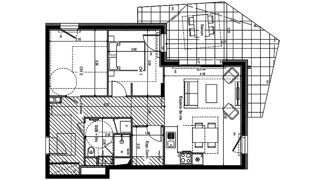  Appartement � vendre 3 pi�ces 67 m�