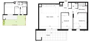  Appartement � vendre 3 pi�ces 66 m�