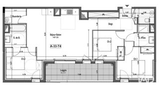  Appartement � vendre 4 pi�ces 91 m�