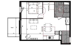  Appartement � vendre 2 pi�ces 52 m�