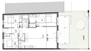  Appartement � vendre 4 pi�ces 89 m�