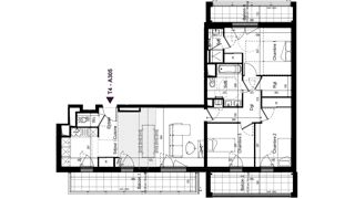  Appartement � vendre 4 pi�ces 87 m�