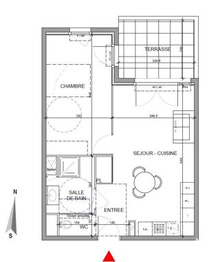  Appartement � vendre 2 pi�ces 51 m�