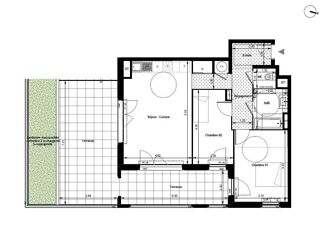  Appartement � vendre 3 pi�ces 64 m�