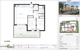  Appartement � vendre 3 pi�ces 76 m�