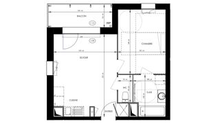  Appartement � vendre 2 pi�ces 40 m�