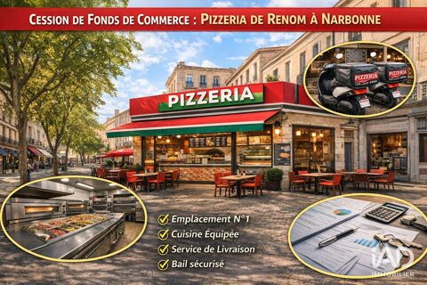 Vente Pizzeria 90 m&sup2; 290000 11100 Narbonne