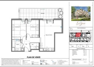  Appartement � vendre 3 pi�ces 65 m�