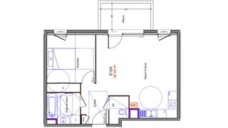  Appartement � vendre 2 pi�ces 49 m�