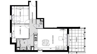  Appartement  vendre 3 pices 68 m