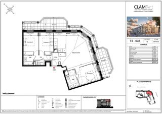  Appartement � vendre 4 pi�ces 84 m�