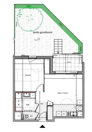  Appartement � vendre 2 pi�ces 45 m�