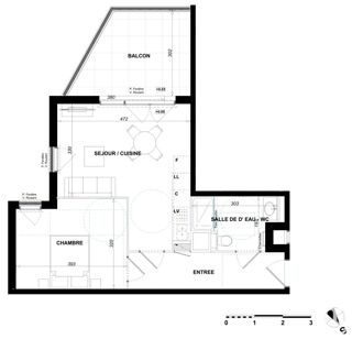  Appartement � vendre 2 pi�ces 44 m�