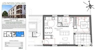  Appartement � vendre 2 pi�ces 44 m�