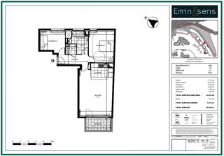  Appartement � vendre 3 pi�ces 64 m�