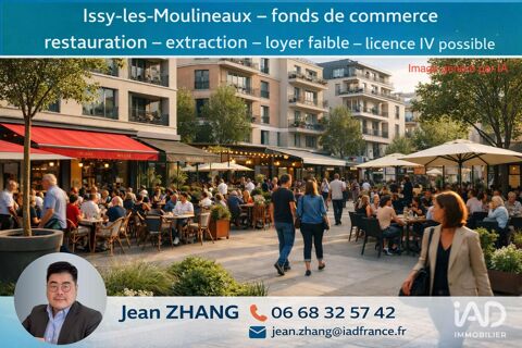 Vente Restaurant 180 m&sup2; 480000 92130 Issy-les-moulineaux