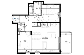  Appartement � vendre 3 pi�ces 65 m�