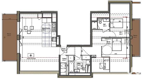   Vente Appartement 3 pices Appartement - 3 pice(s) - 82 m