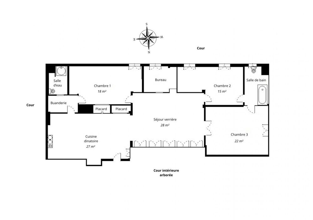 � vendre  Appartement Paris 18