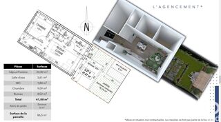  Maison � vendre 2 pi�ces 42 m�