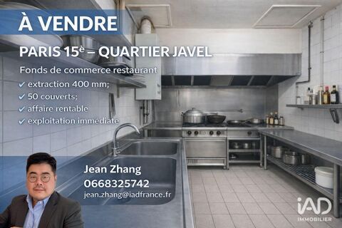 Vente Restaurant 110 m&sup2; 440000 75015 Paris