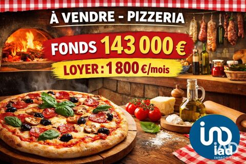 Vente Pizzeria 75 m&sup2; 143000 93500 Pantin