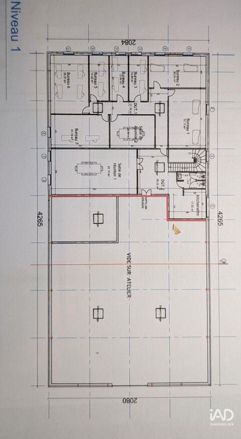 Location Bureaux 14 m&sup2; 535 57310 Bertrange