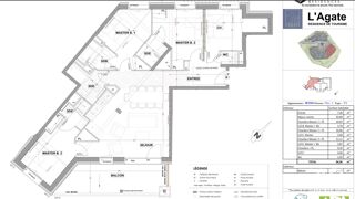  Appartement � vendre 5 pi�ces 97 m�