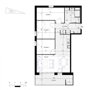  Appartement � vendre 4 pi�ces 77 m�