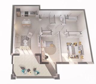  Appartement � vendre 3 pi�ces 63 m�