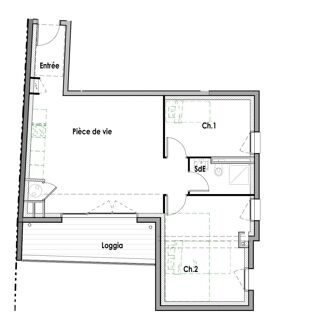  Appartement � vendre 3 pi�ces 62 m�