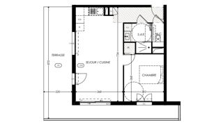  Appartement � vendre 2 pi�ces 48 m�