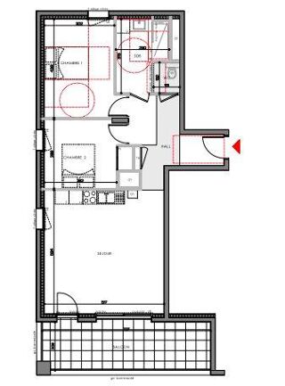  Appartement � vendre 3 pi�ces 68 m�