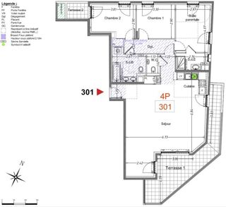  Appartement � vendre 4 pi�ces 101 m�