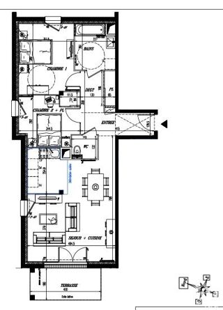  Appartement � vendre 3 pi�ces 70 m�