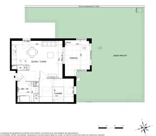  Appartement � vendre 2 pi�ces 46 m�