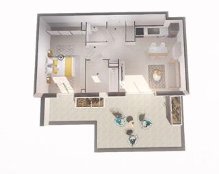  Appartement � vendre 2 pi�ces 44 m�