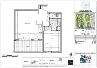 Appartement � vendre 2 pi�ces 53 m�