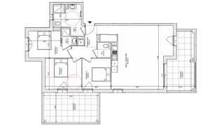  Appartement � vendre 4 pi�ces 89 m�