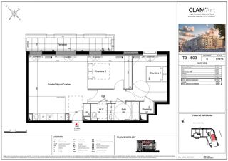  Appartement � vendre 3 pi�ces 67 m�