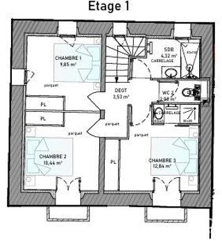  Appartement � vendre 4 pi�ces 94 m�