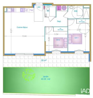  Appartement � vendre 3 pi�ces 70 m�